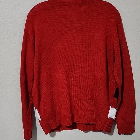 Santa Christmas Sweater Small Red White - Picture 3 of 8